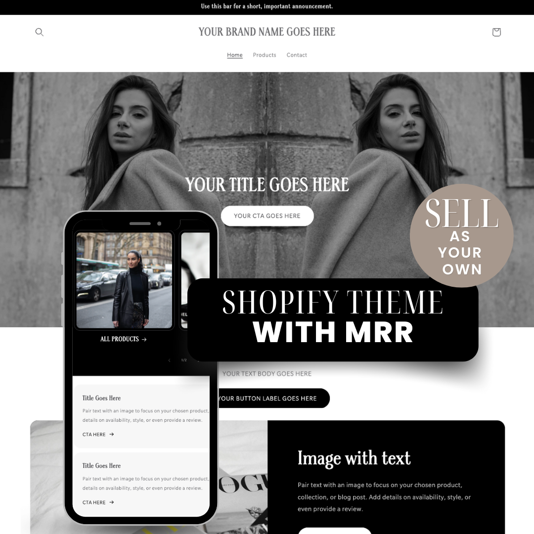 Shopify Theme with MRR