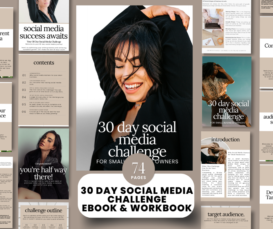 30 Day Social Media Challenge Guide & Workbook