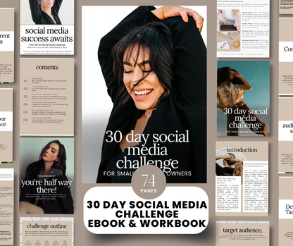 30 Day Social Media Challenge Guide & Workbook