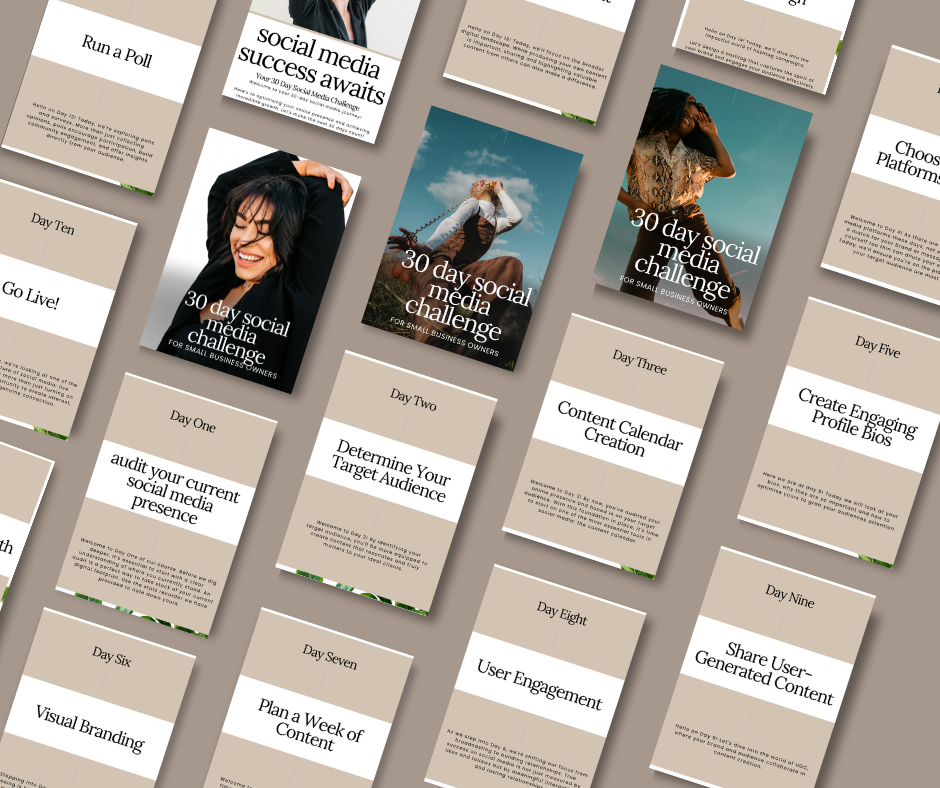 30 Day Social Media Challenge Guide & Workbook